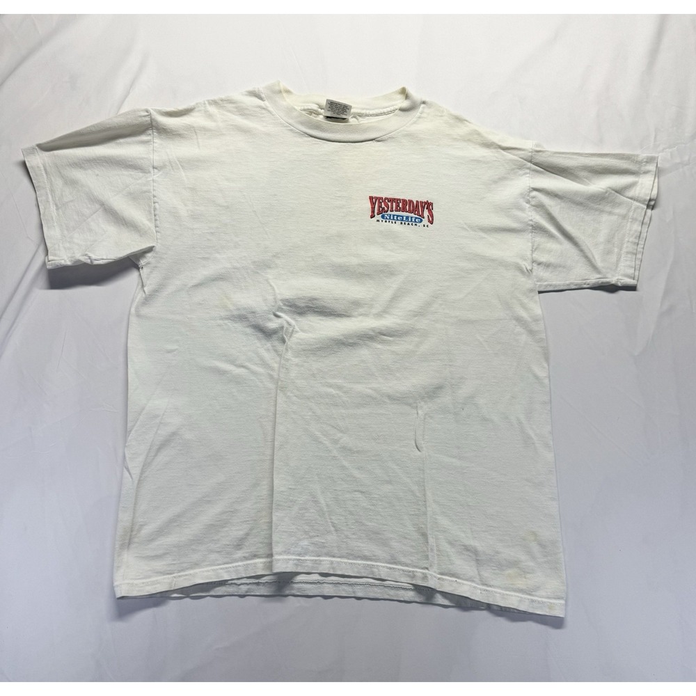 Vintage 90s Myrtle Beach bar shirt XL Tourist Funny Novelty Y2K USA made bar tee